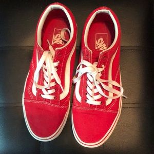 Red Old-School Vans